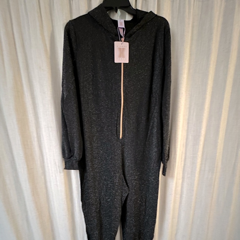 Savage Fenty black sparkle jumpsuit